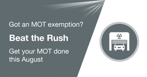‘Beat the Rush’ MOT campaign