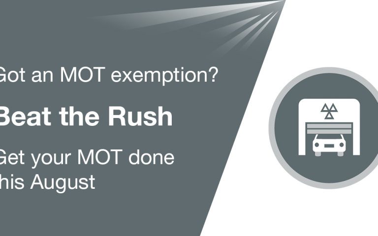 ‘Beat the Rush’ MOT campaign